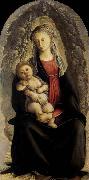 Madonna in Glory with Seraphim BOTTICELLI, Sandro